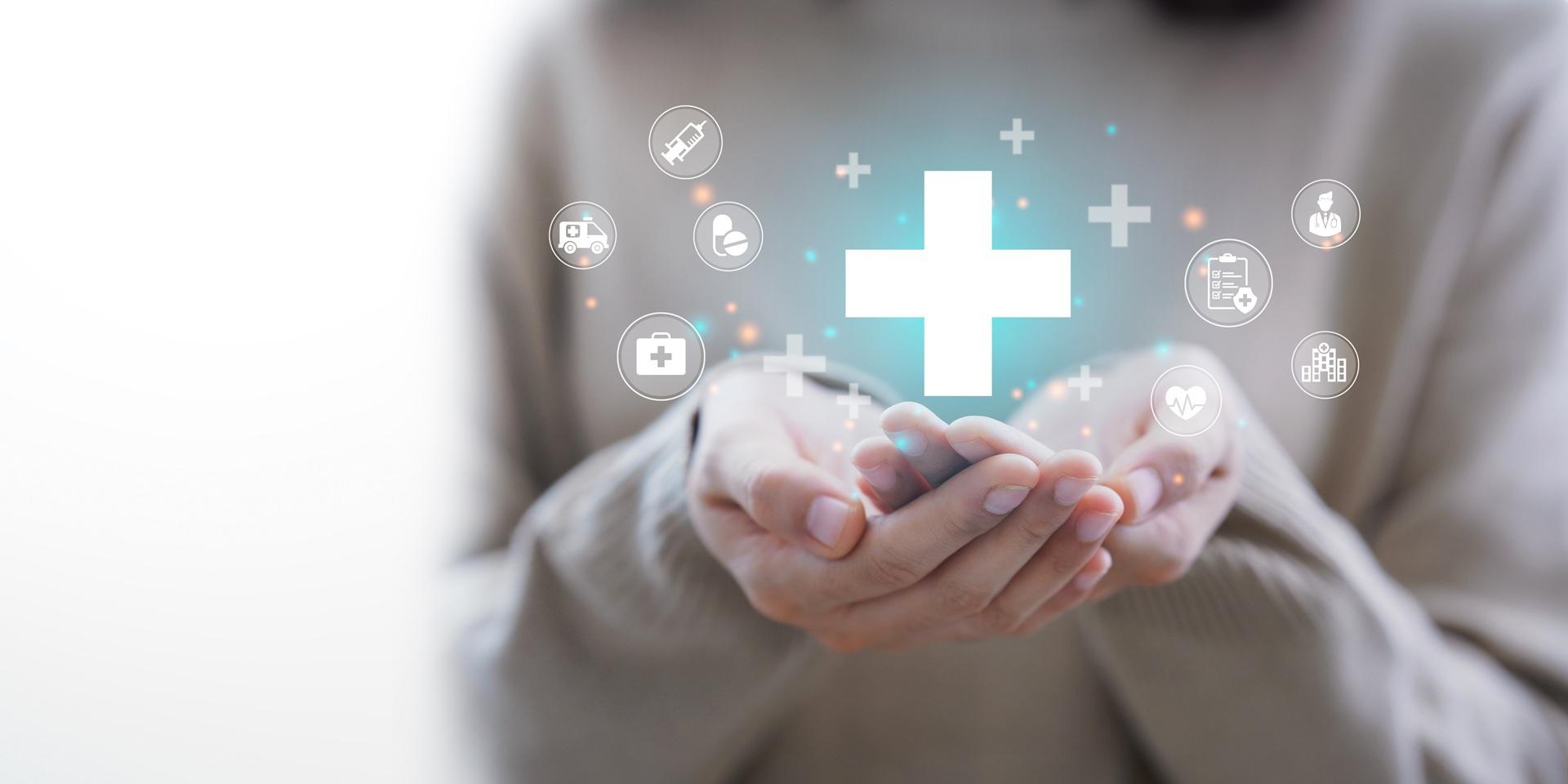 Untersuchungsliege - digitale Gesundheitsangebote